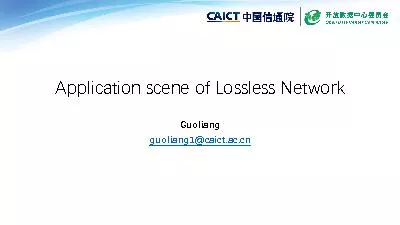 Application scene of Lossless Network