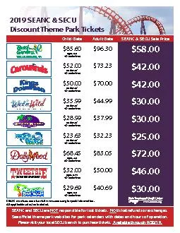 PDF-Discount Theme Park Tickets