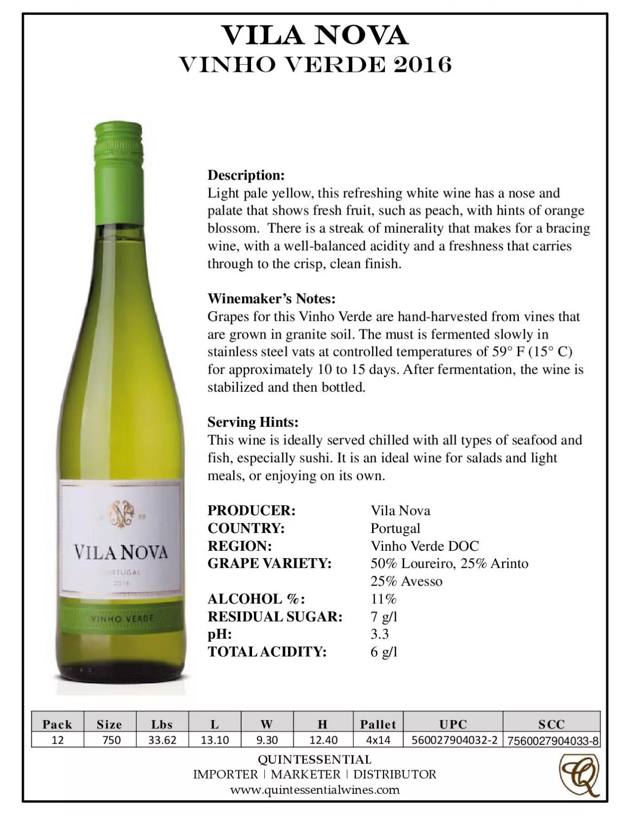 PDF-VILA NOVAvinhoverde2016Light pale yellow this refreshing white wine h