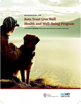 Reta Trust Live Well Health and WellBeing Program