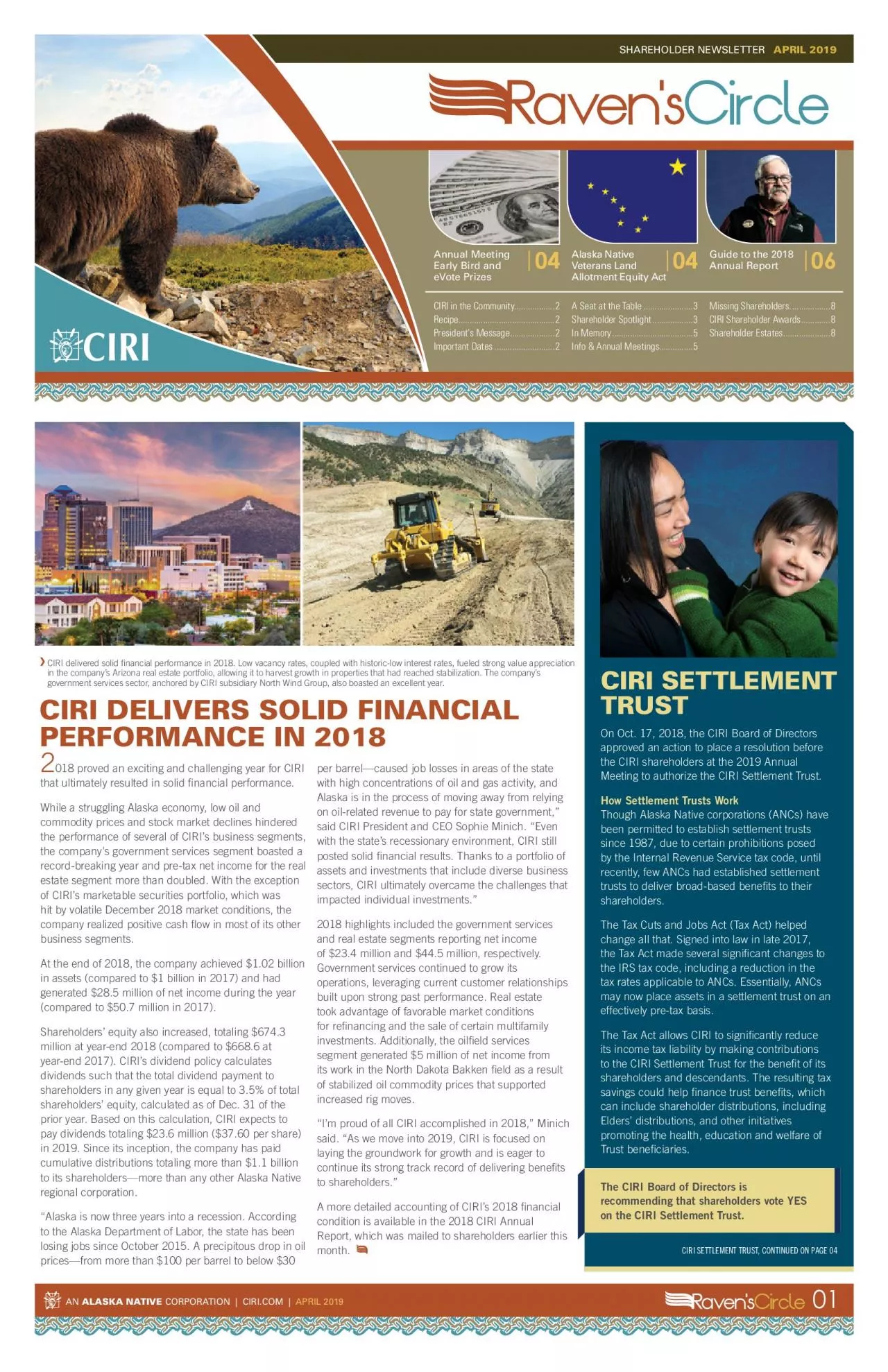 PDF-SHAREHOLDER NEWSLETTER APRIL 2019