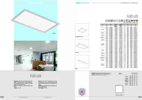 OPRAWY WNTRZOWE KASETONOWE    COFFER INDOOR LUMINAIRES