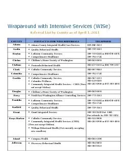 Wraparound with Intensive Services WISe