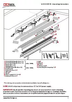 MODKOZE50  mounting instructions1wwwKlusDesigneuNOTE IMPORTANT