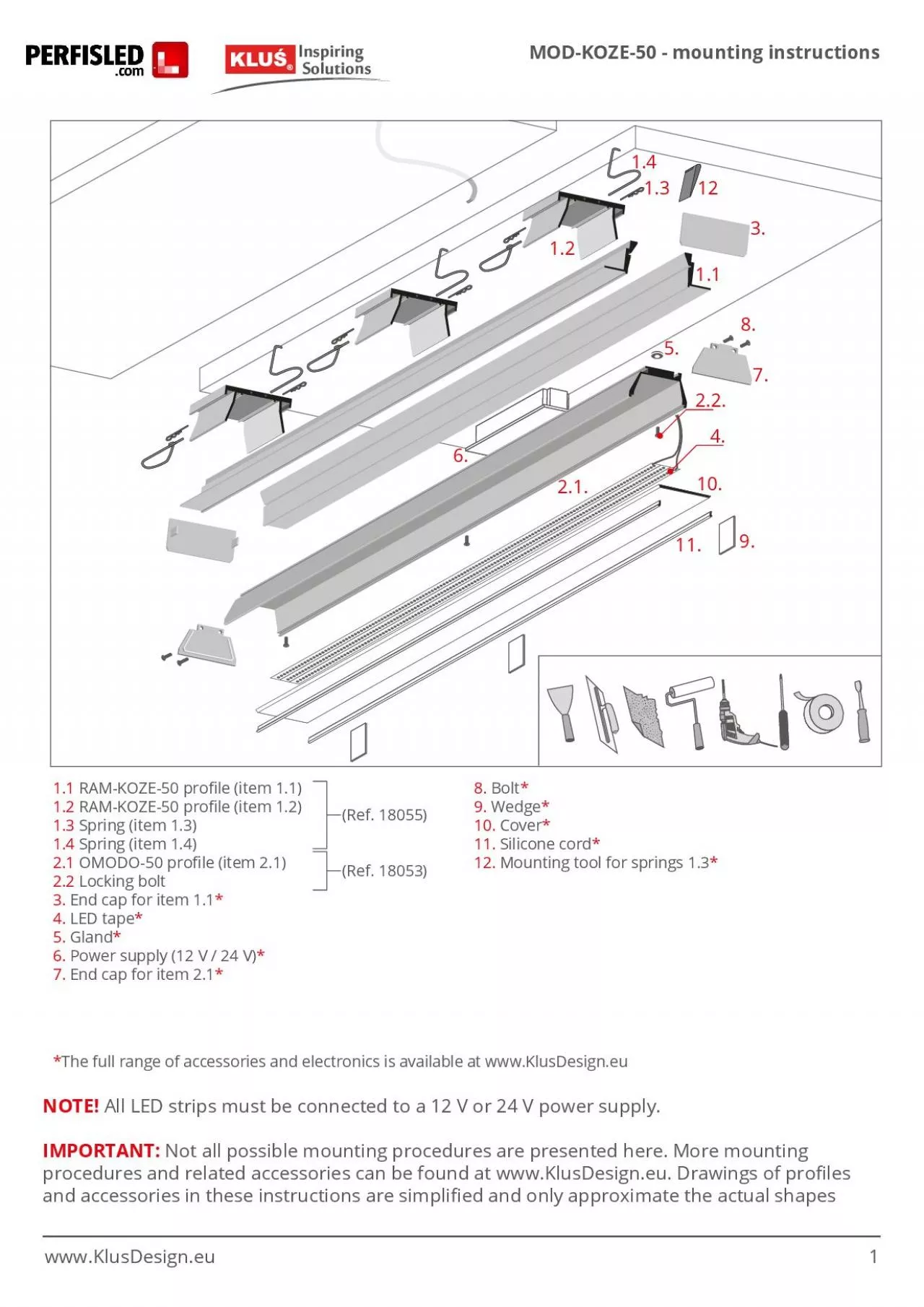 PDF-2MODKOZE50 mounting instructionswwwKlusDesigneu