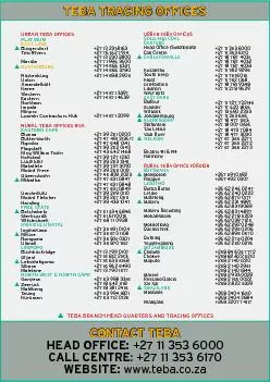 PDF-TEBA TRACING OFFICES