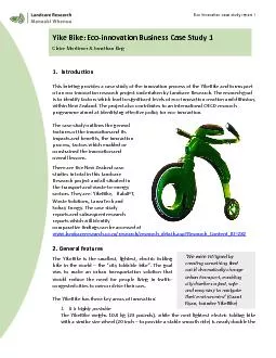 Eco innovation case study report 1