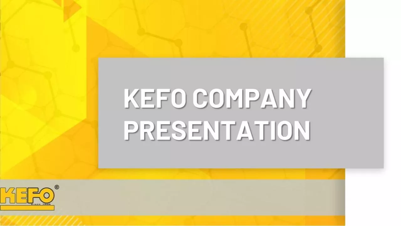 PDF-KEFO COMPANY