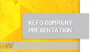 KEFO COMPANY