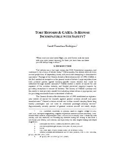 2005 TORT REFORM  GARA 579 200 million in 1992 This factor contrib