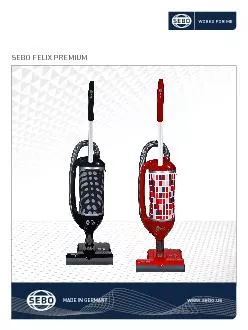 PDF-SEBO FELIX PREMIUM