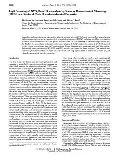 RapidScreeningofBiVOBasedPhotocatalystsbyScanningElectrochemicalMicro