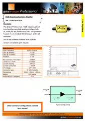 dB Slope Equalised Line Amplifier PN LTVROANDCP Descri