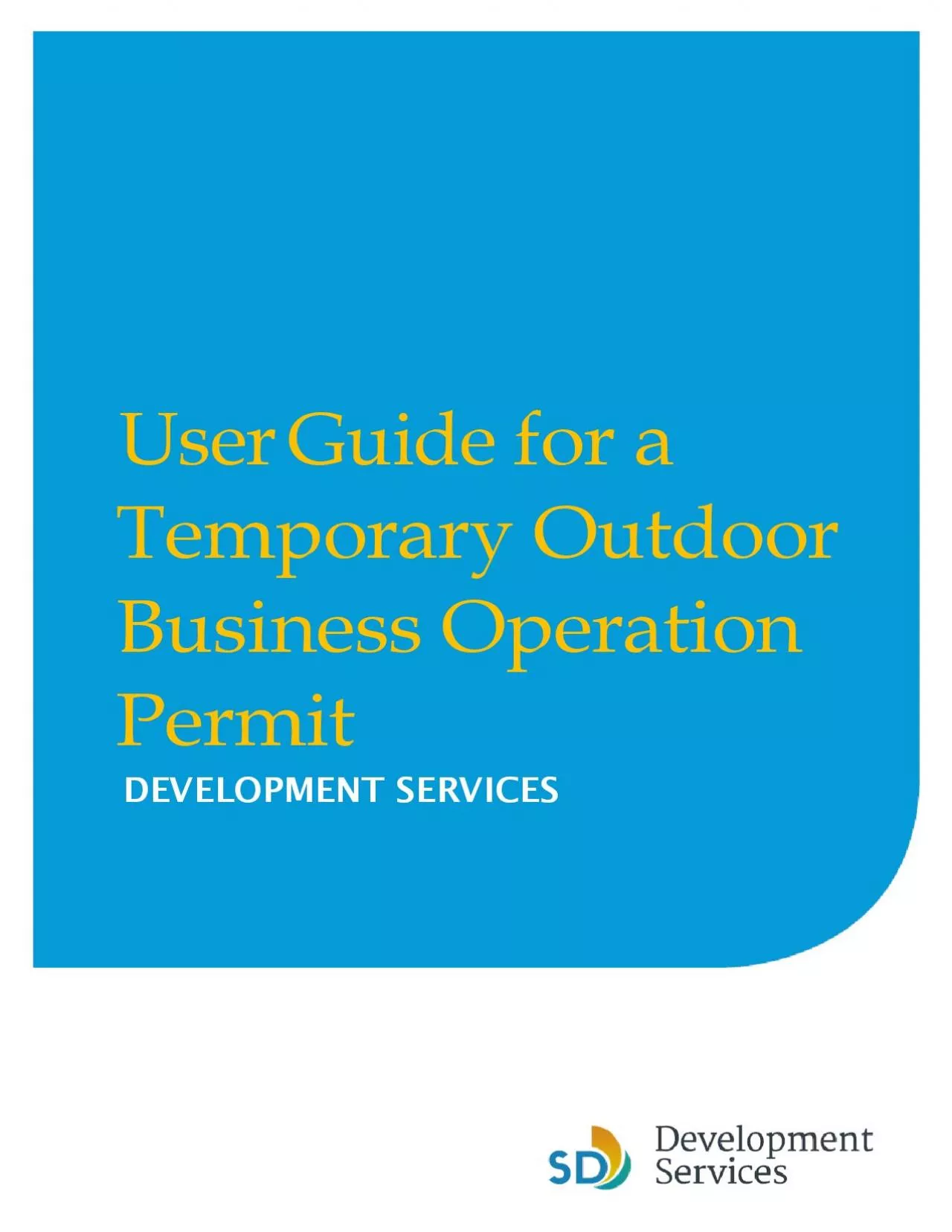 PDF-UserGuide forTemporary Outdoor Business Operation Permit DEVELOPMENT S