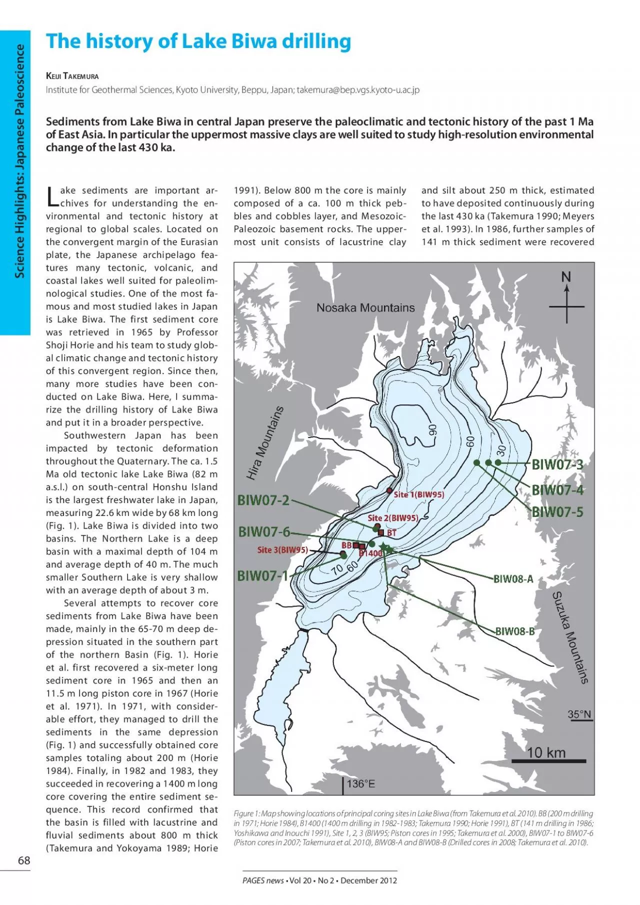 PDF-The history of Lake Biwa drilling