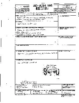 REPORT ADfA284 506 Form Approved