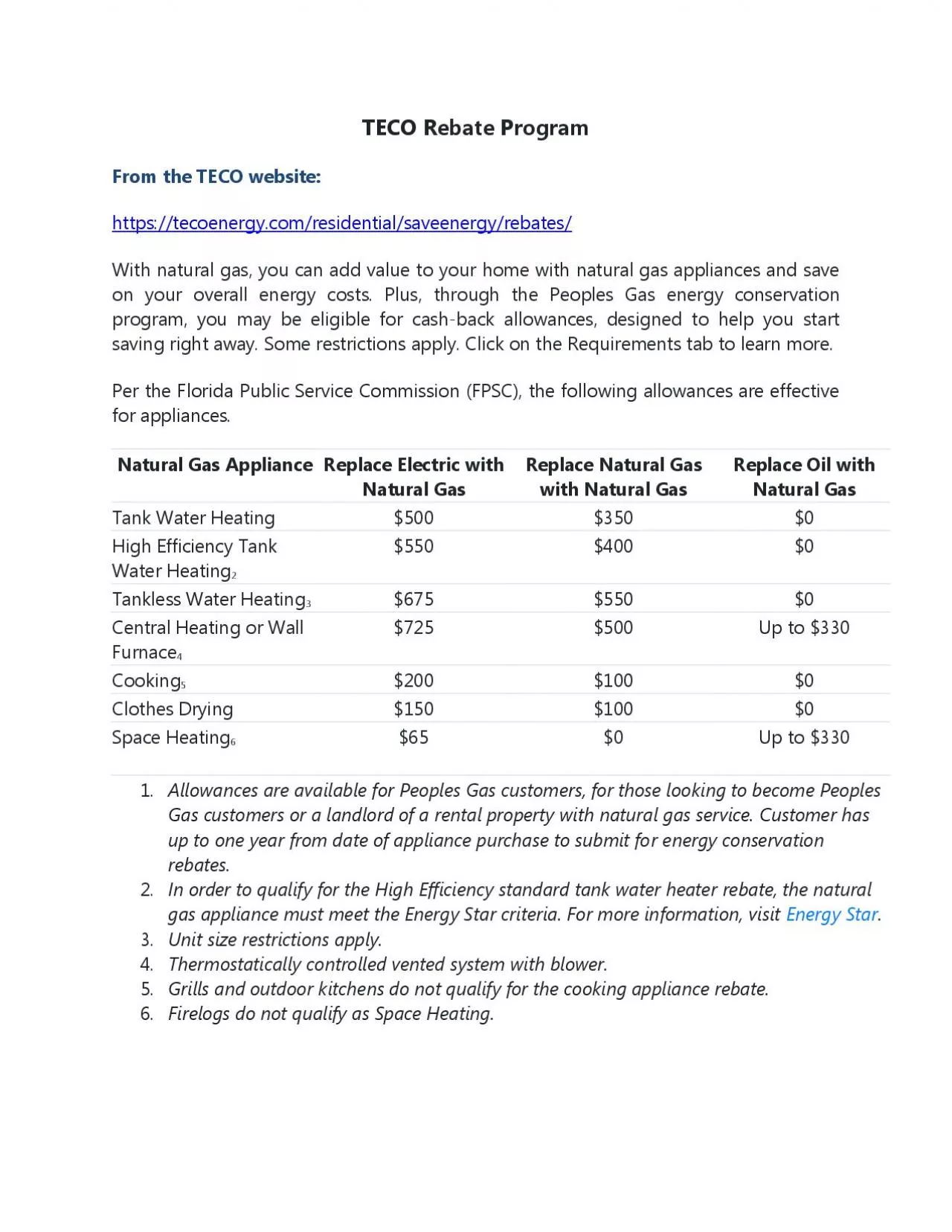 PDF-TECO Rebate Program