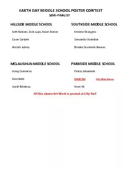 Overall School Winner as selected by the Judges 1ST PLACE