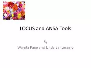LOCUS and ANSA Tools