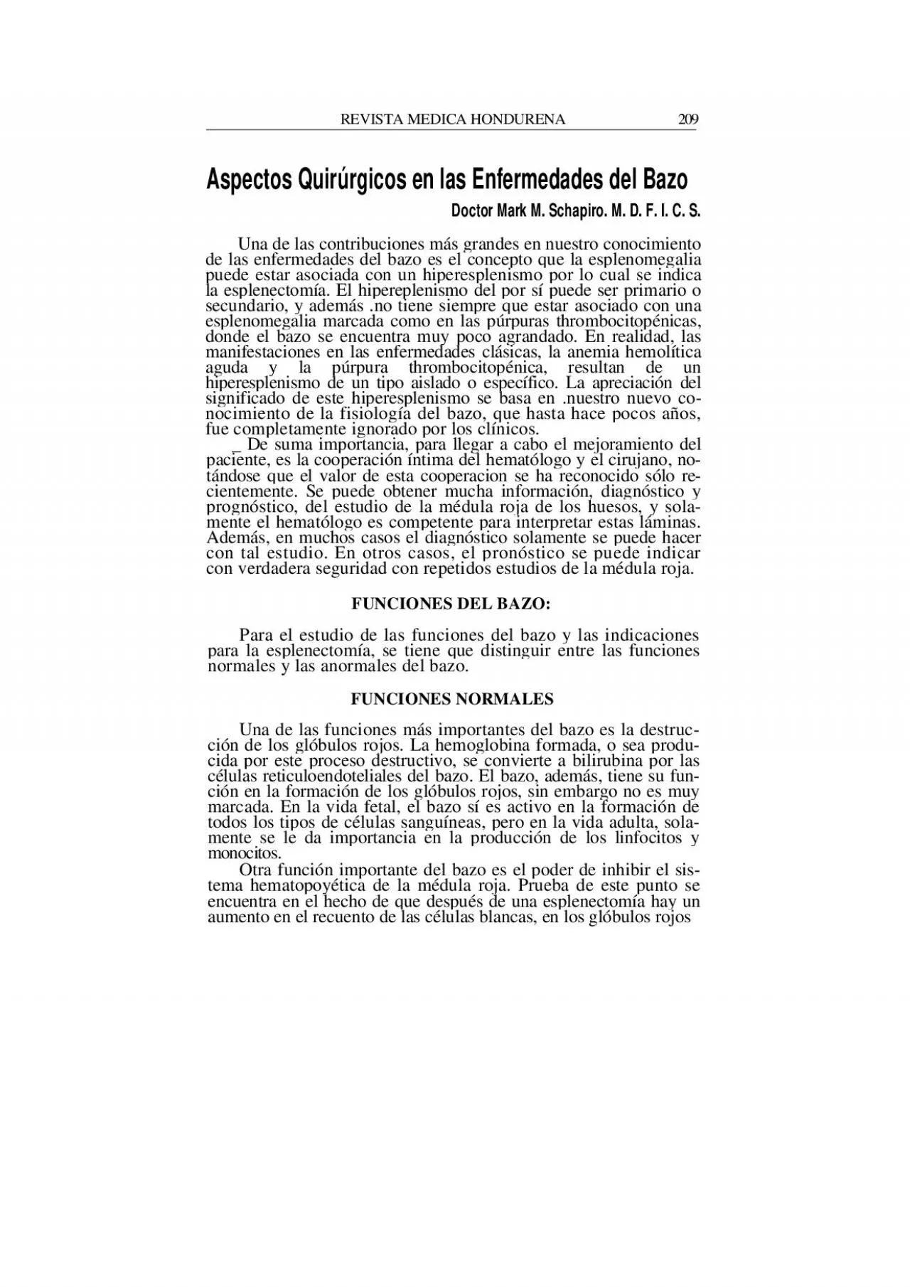 PDF-la esplenectoma El hipereplenismo del por s puede ser primario o