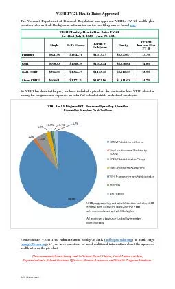 x0000x0000VEHI March 2020VEHI FY 21Health Rates ApprovedThe Verm