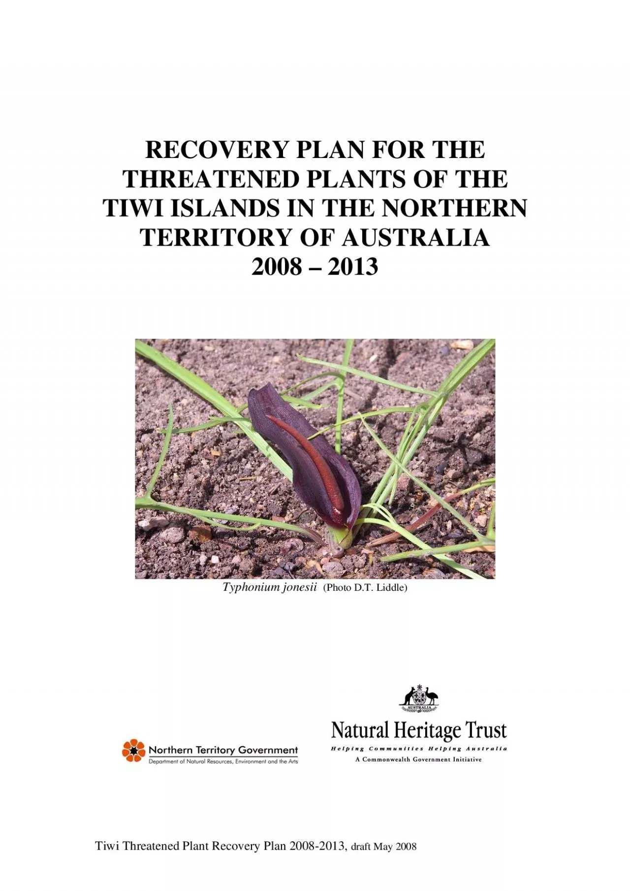 PDF-Recovery plan for the threatened plants of the Tiwi Islands in the Nor