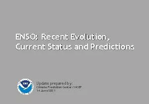 ENSO Recent Evolution