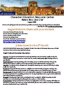 Character Education Resource Center