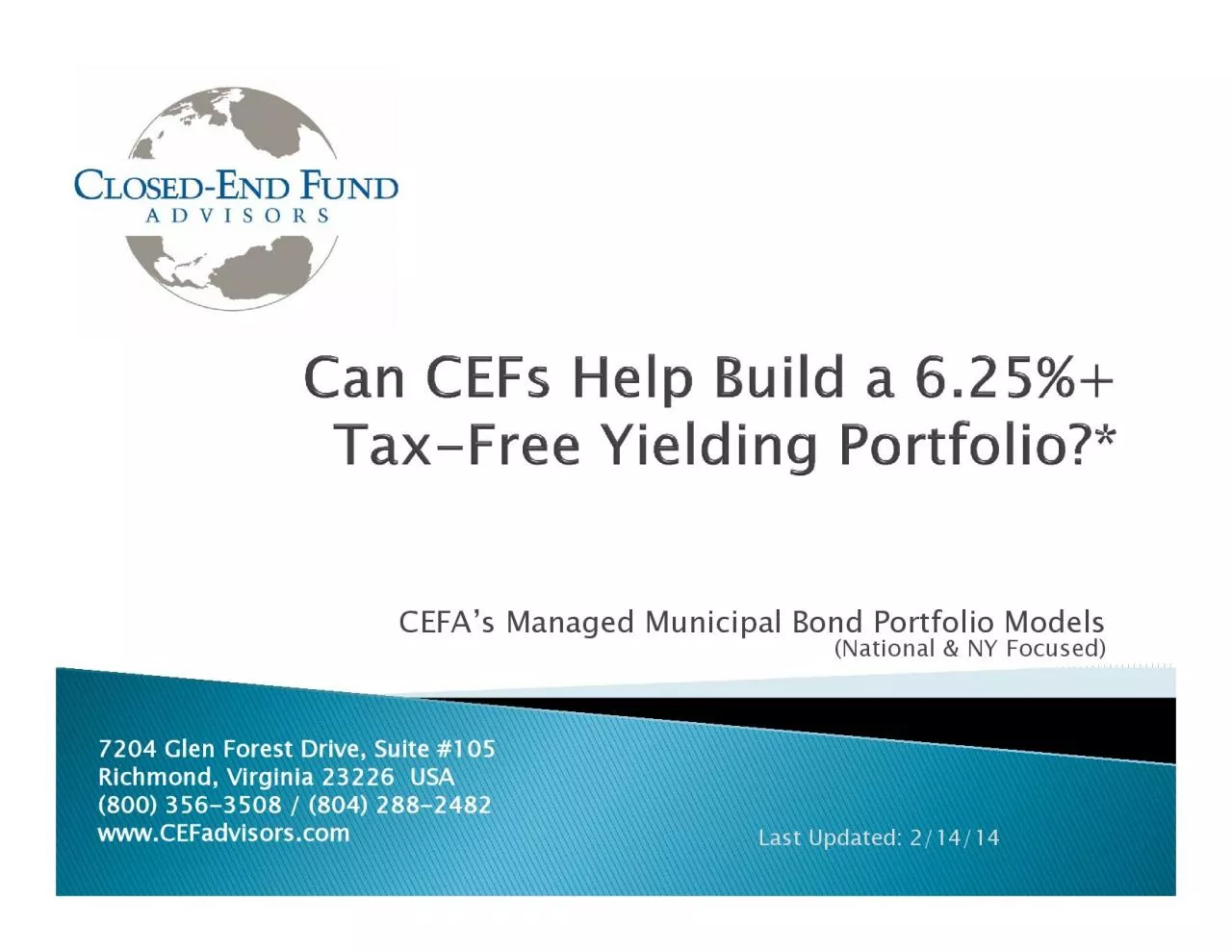 PDF-CEFAs Managed Municipal Bond Portfolio Models