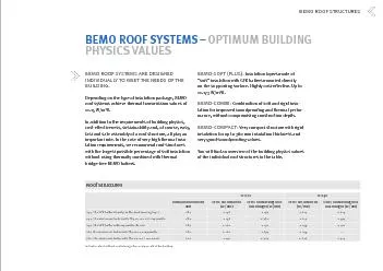 BEMO ROOF STRUCTURES