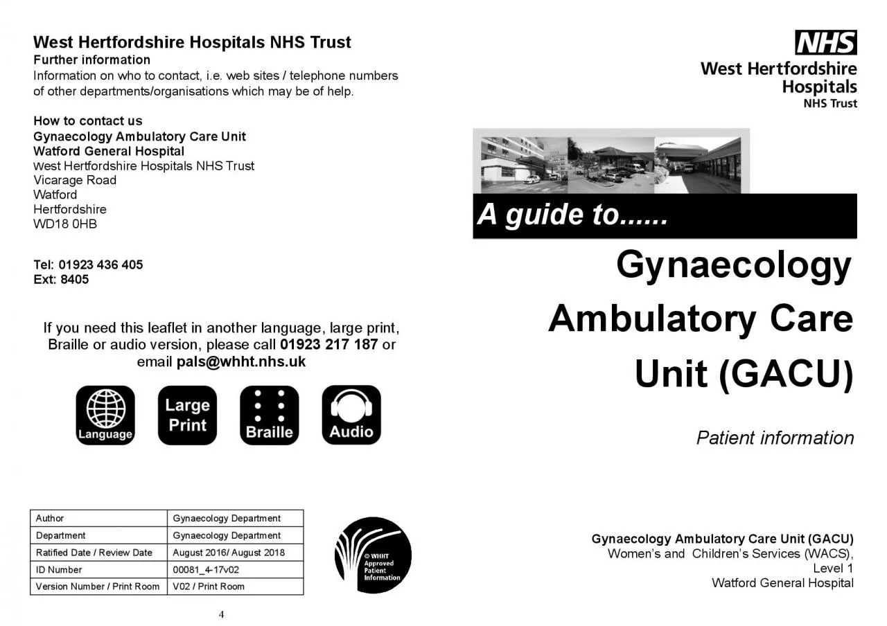 PDF-West Hertfordshire Hospitals NHS Trust