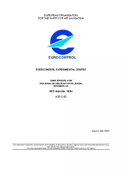 EUROPEAN ORGANISATION FOR THE SAFETY OF AIR NAVIGATION EUROCONTROL EXP