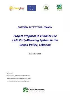 NATIONAL ACTIVITY FOR LEBANON