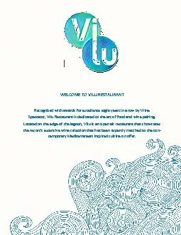 PDF-WELChaE Th VILU RESTAURANT