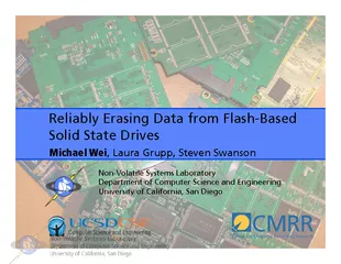 Reliably Erasing Data from FlashBased Solid State Driv