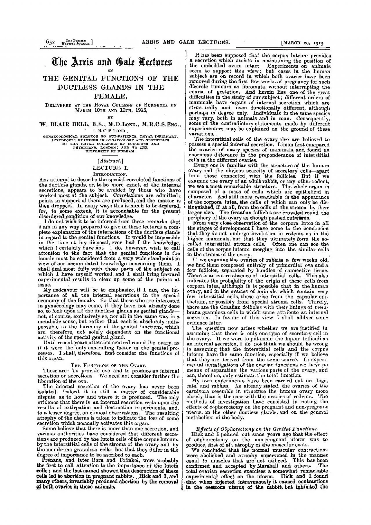 PDF-THMTEBRITISHIEDICALJOURNALJARRISANDGALELECTURESMARCH291913WUrerri