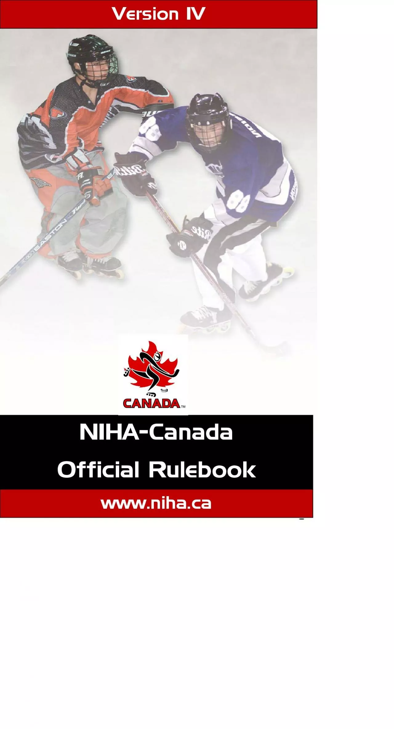 PDF-National In LineHockey Association Canadawwwnihaca