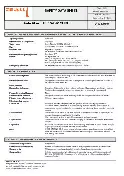 SAFETY DATA SHEETRevised edition no  1Date  24  2  2012