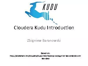 Cloudera Kudu Introduction