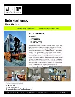 NoJo Rowhomes