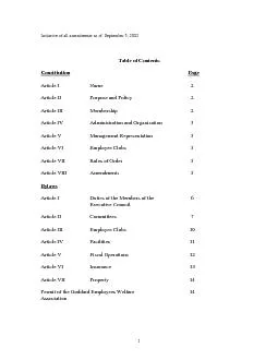 1Inclusive of all amendments as of  September 5 2002  Table of Conten