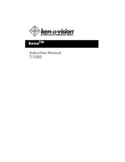 PDF-kenaInstruction ManualT1050