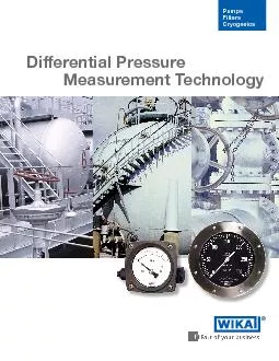 Differential Pressure         Measurement Technology