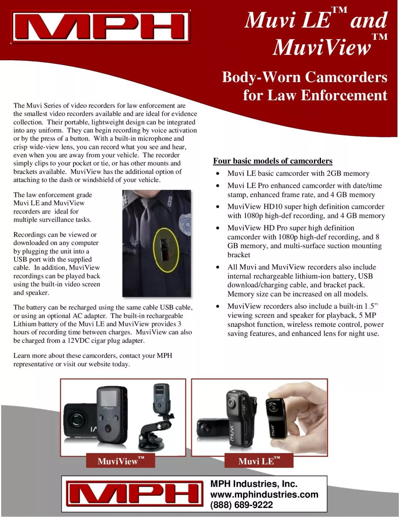 PDF-basic models of camcorders