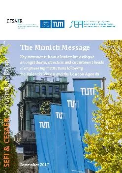 The Munich Message