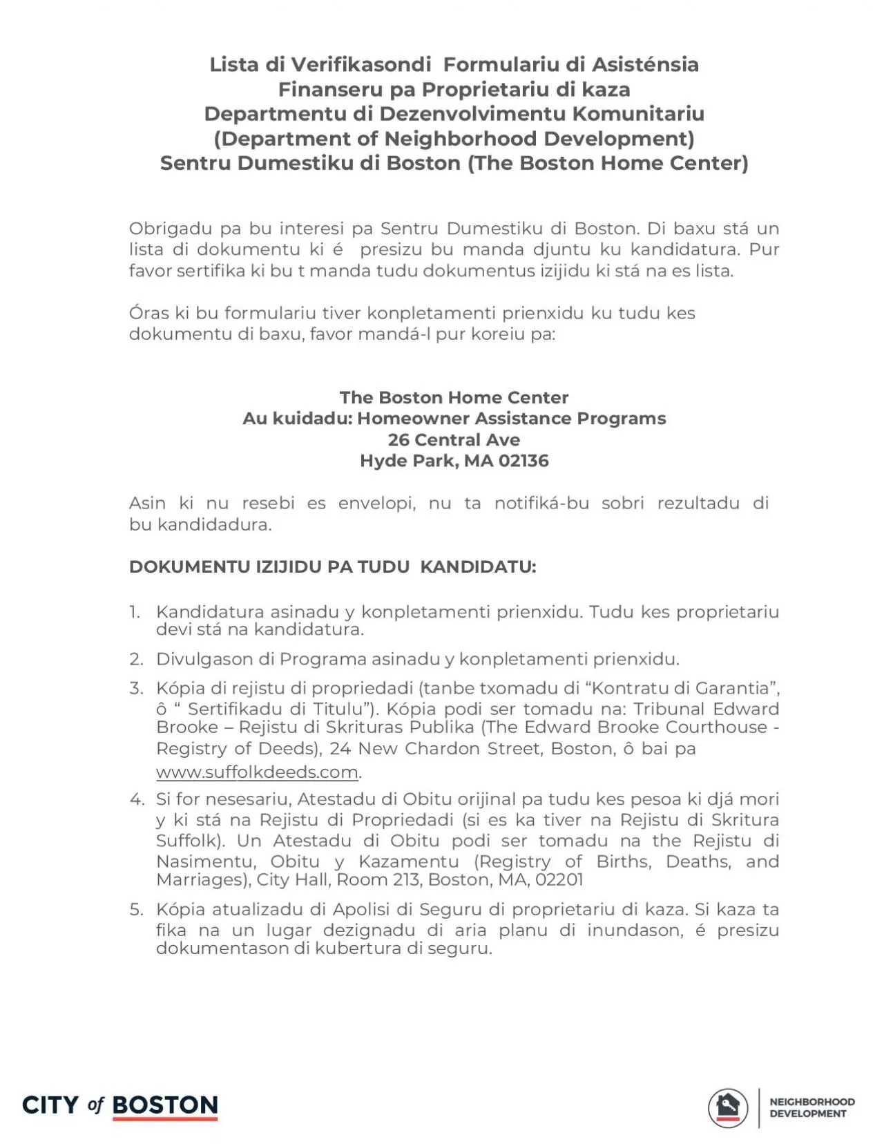 PDF-Obrigadu pa bu interesi pa Sentru Dumestiku di Boston Di baxu st135