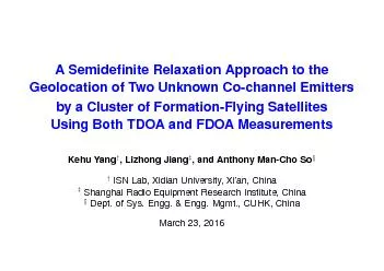 ASemideniteRelaxationApproachtotheGeolocationofTwoUnknownCochannelEm