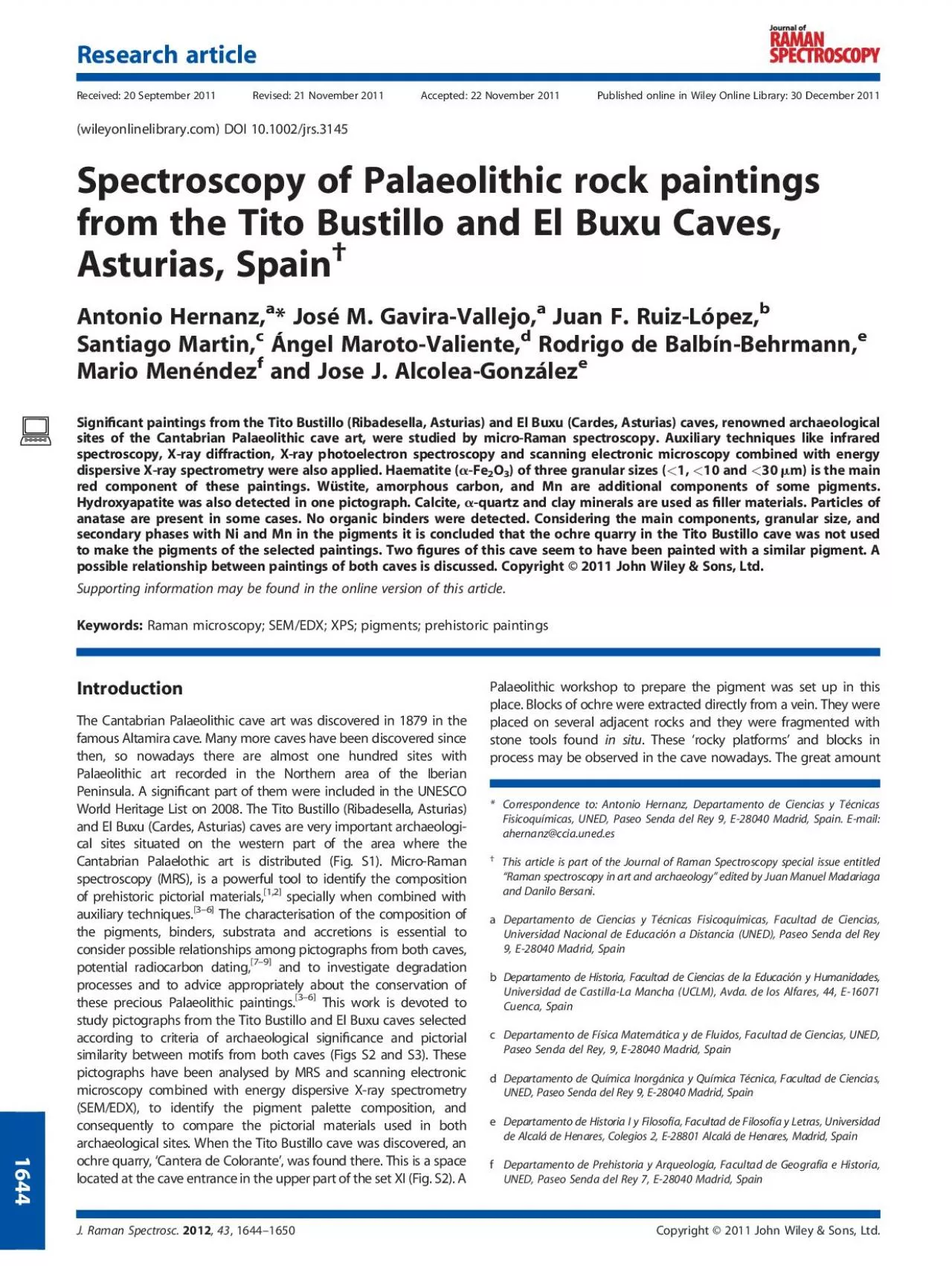 PDF-SpectroscopyofPalaeolithicrockpaintingsfromtheTitoBustilloandElBuxuCav