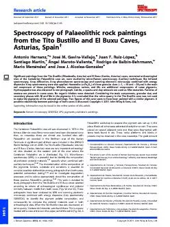 SpectroscopyofPalaeolithicrockpaintingsfromtheTitoBustilloandElBuxuCav