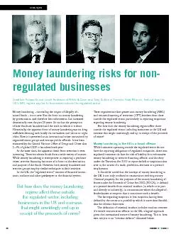 Money laundering risks for non